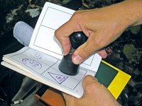 Utiskivanje žiga na kontrolnoj točki
